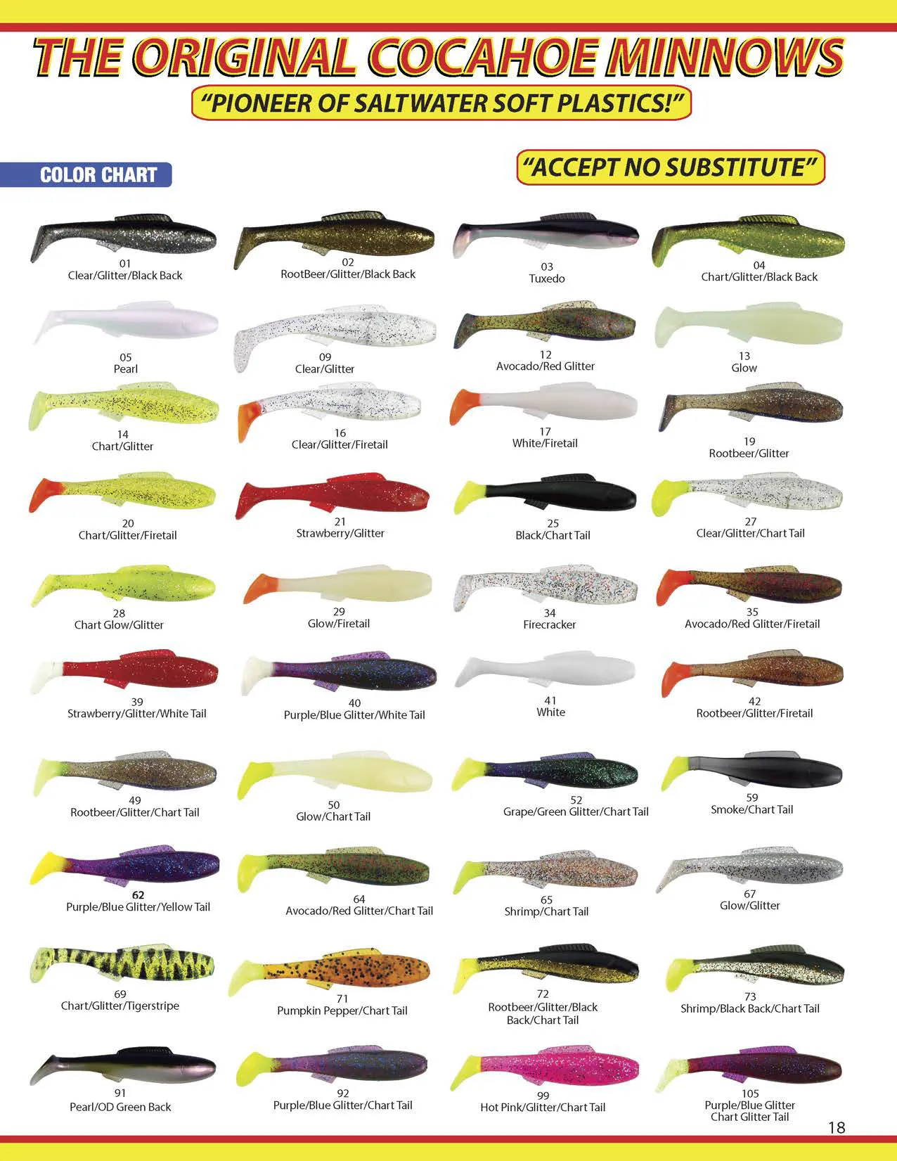 4" Queen Cocahoe Minnow (10-pack)