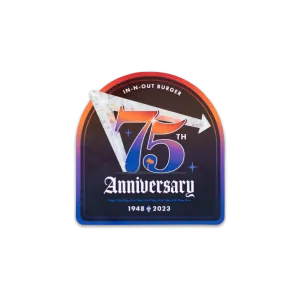 75th Anniversary Arch Sticker