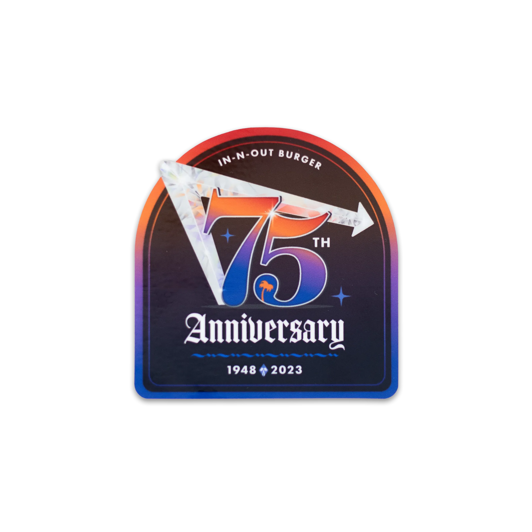 75th Anniversary Arch Sticker