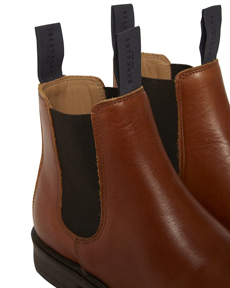 Berkeley - W´s Chelsea Leather Boots Cognac