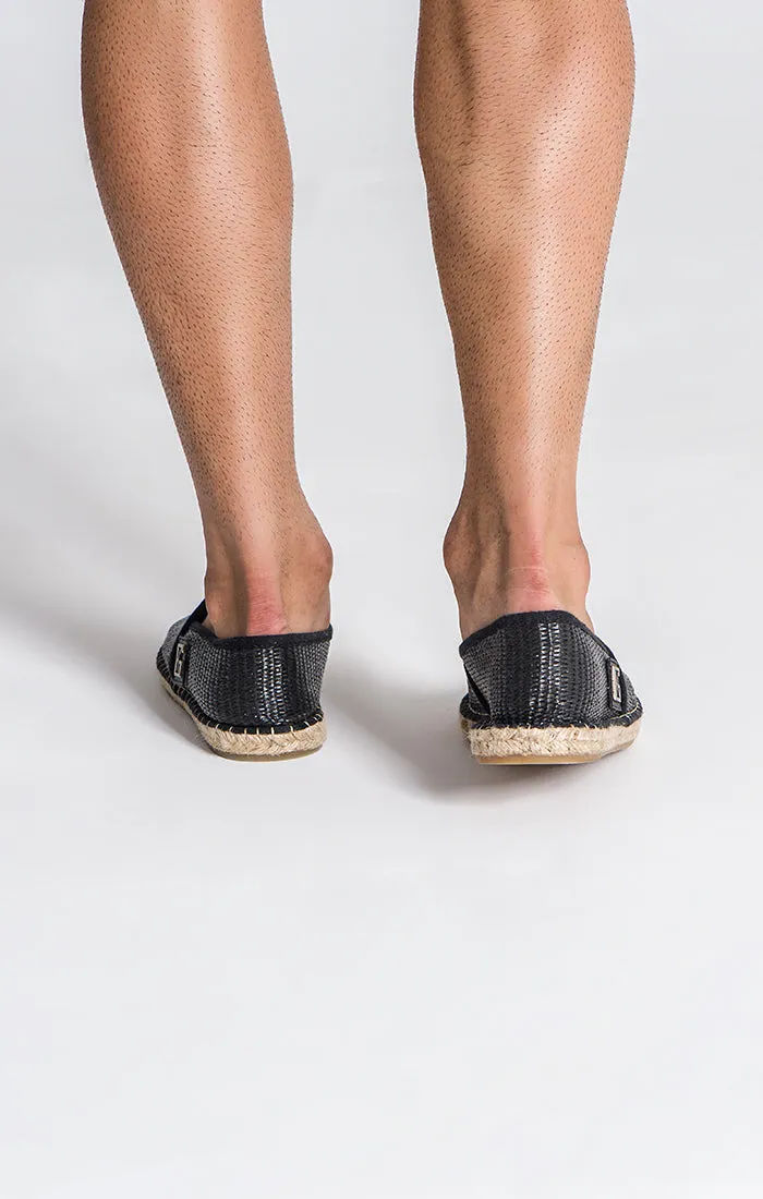 Black GK Artisan Espadrilles