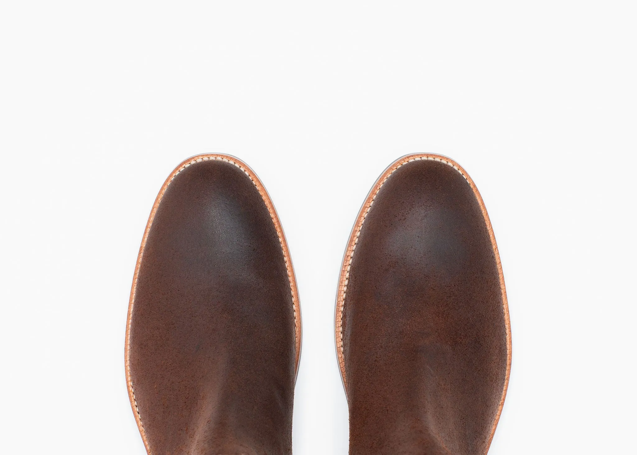 Chelsea Boot - Dark Oak Roughout