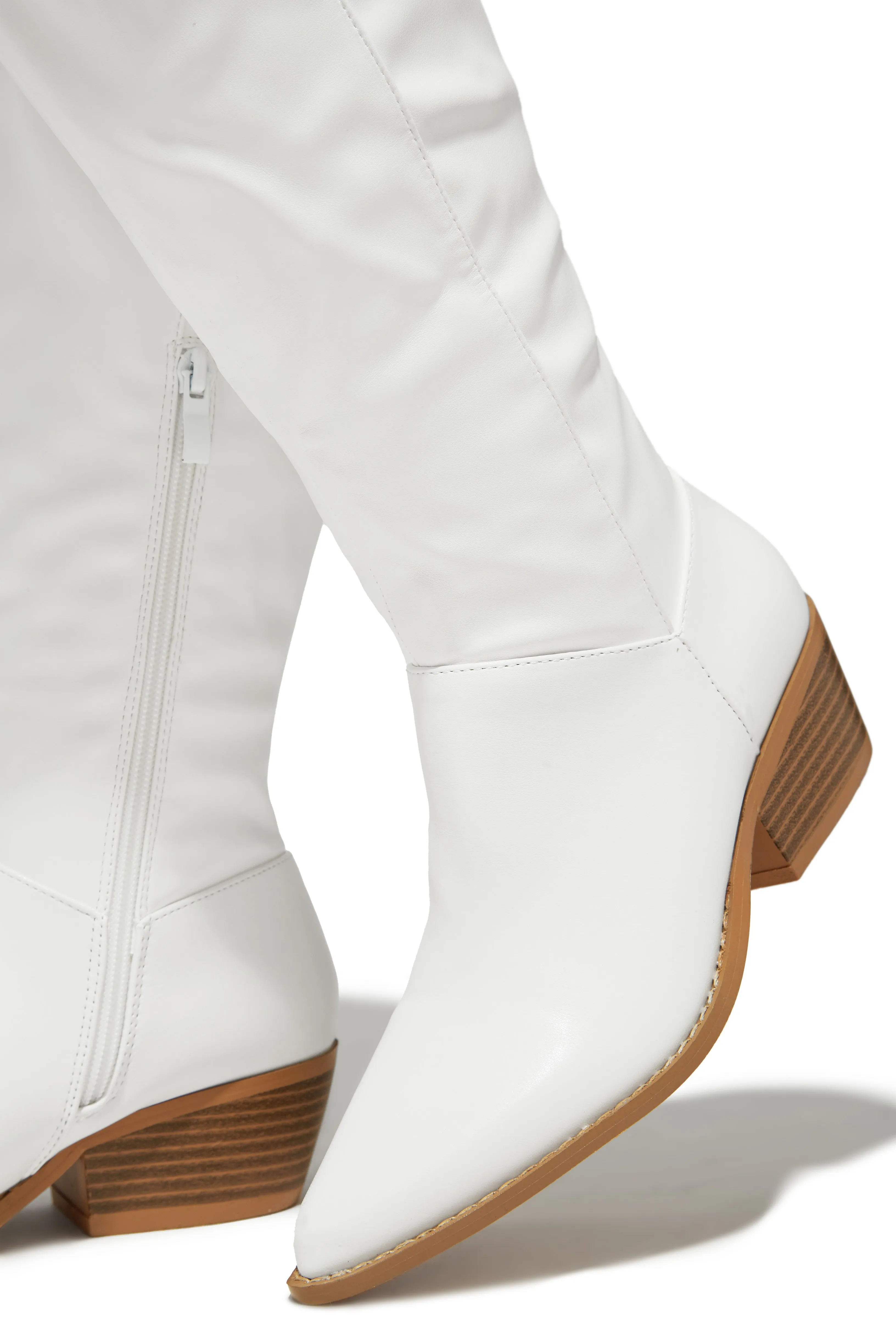 Dallas Western Cowgirl Boots - White