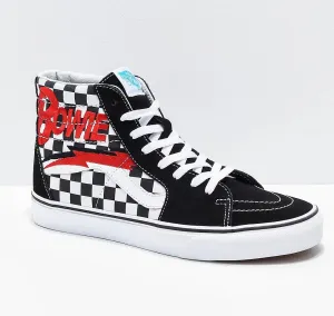 David Bowie Sk8-Hi Bowie Check Black & White Size 12 Sneaker by Vans Shoes