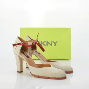 DKNY Suede Cream Mary Jane Shoe US 9.5 / UK 6.5