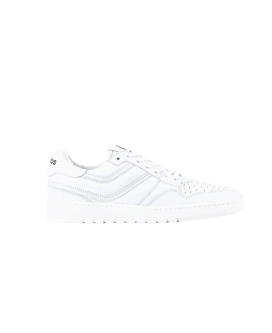 Dof Roma White Leather Sneaker.