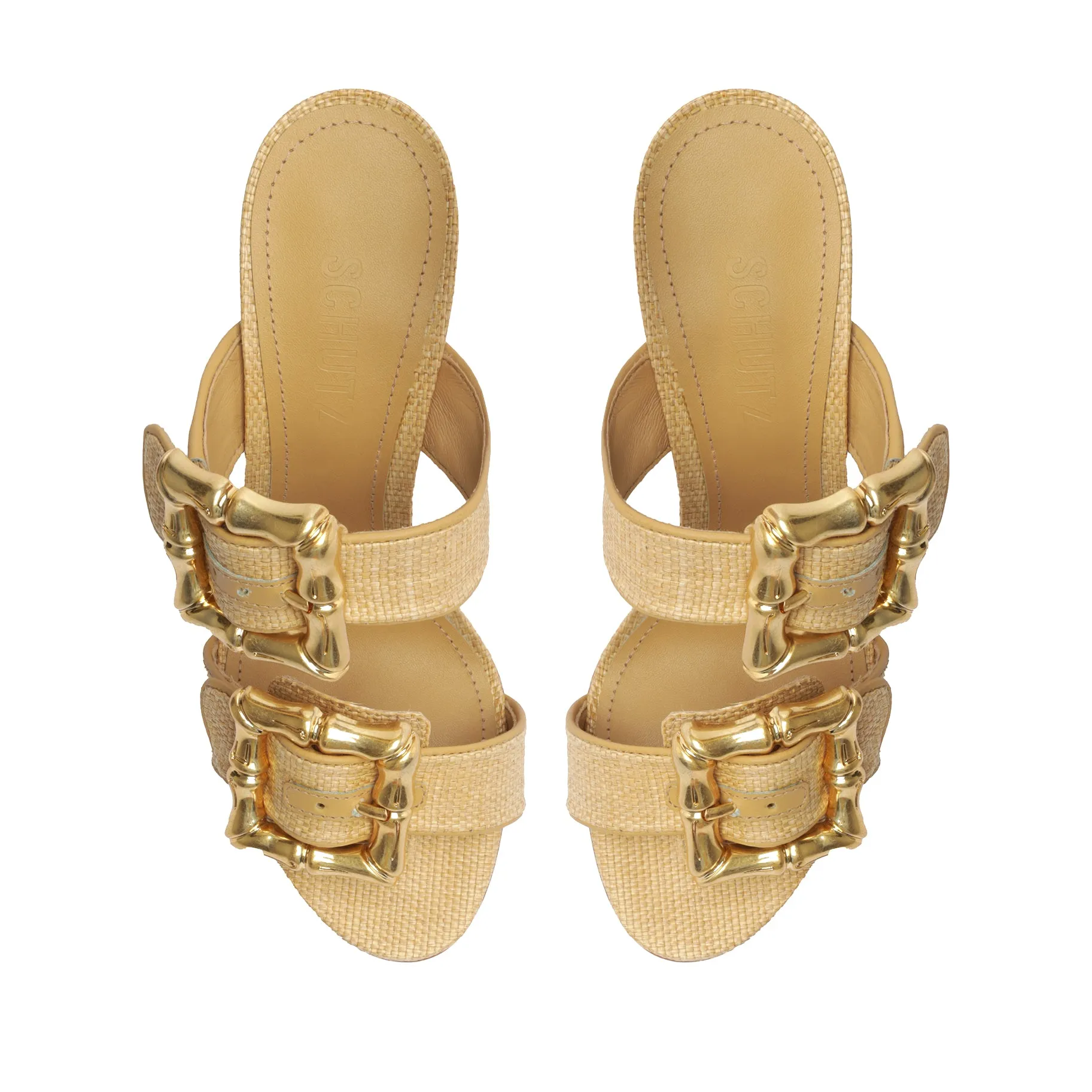 Enola Natural  Leather Sandal