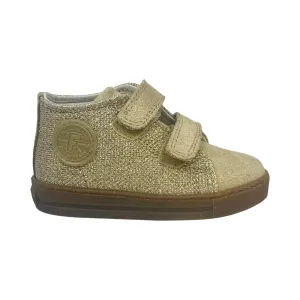 Falcotto Gold Sparkle Double Velcro Sneaker - Michael