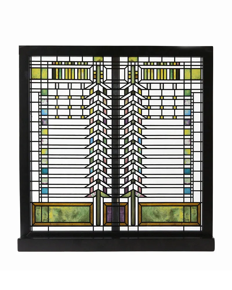 Frank Lloyd Wright Martin Casement Window Stained Glass