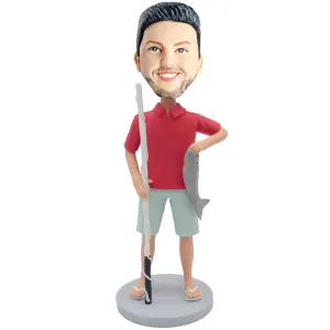 Go Fishing Hunting Custom Bobblehead