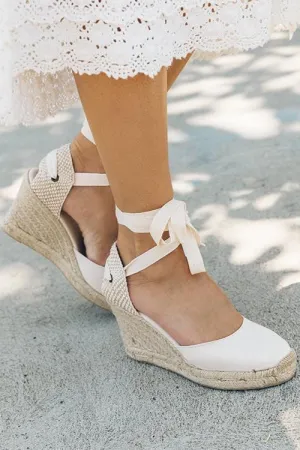 High Heel Platform Lace up Wedge