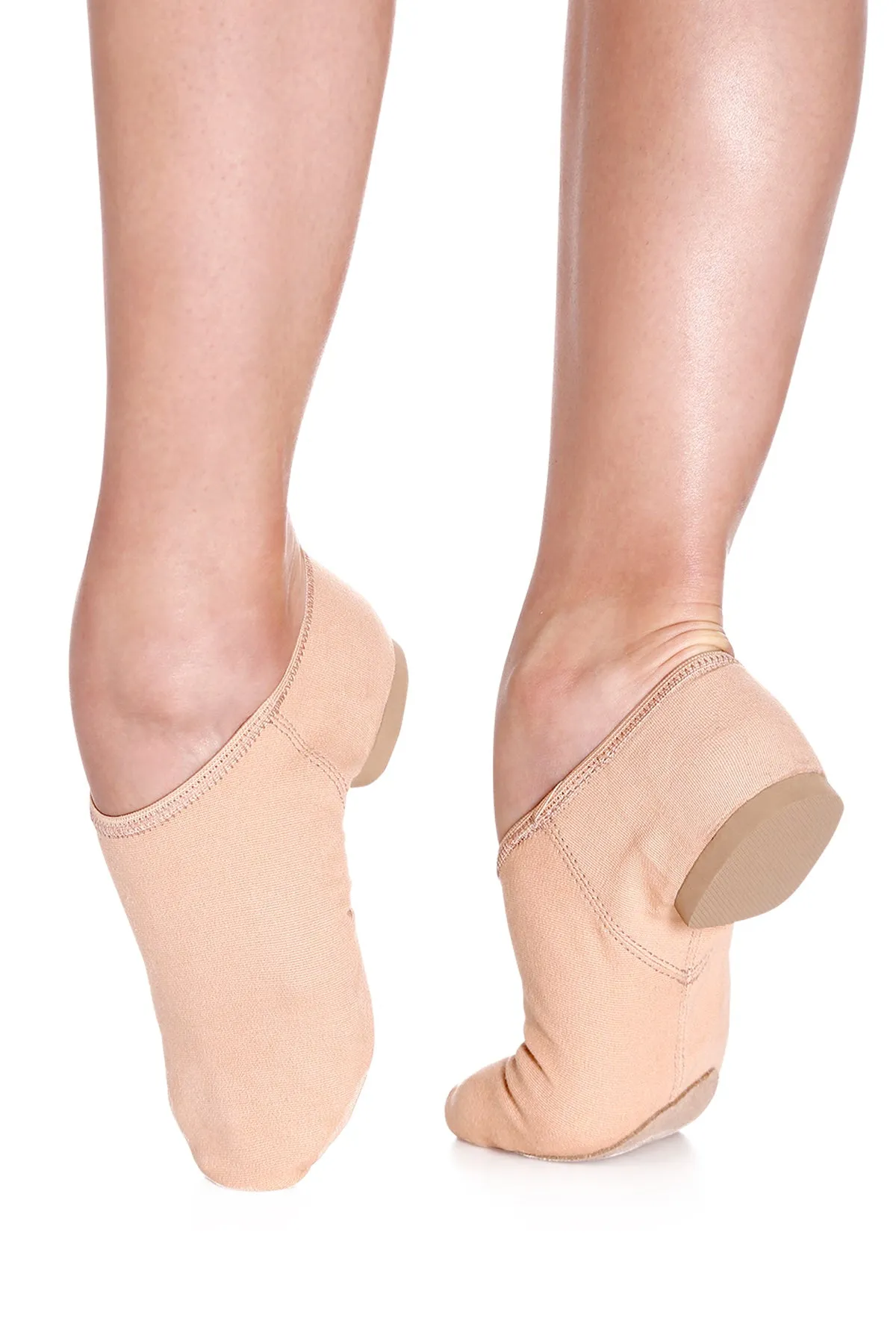 Jada Split Sole Stretch Canvas Jazz Shoe (JZ75) - Sand (AKA Nude)