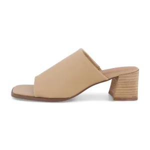 Olympia Stacked Heel Mule