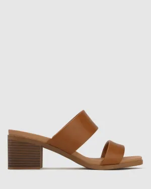 PIPPA Vegan Block Heel Mules