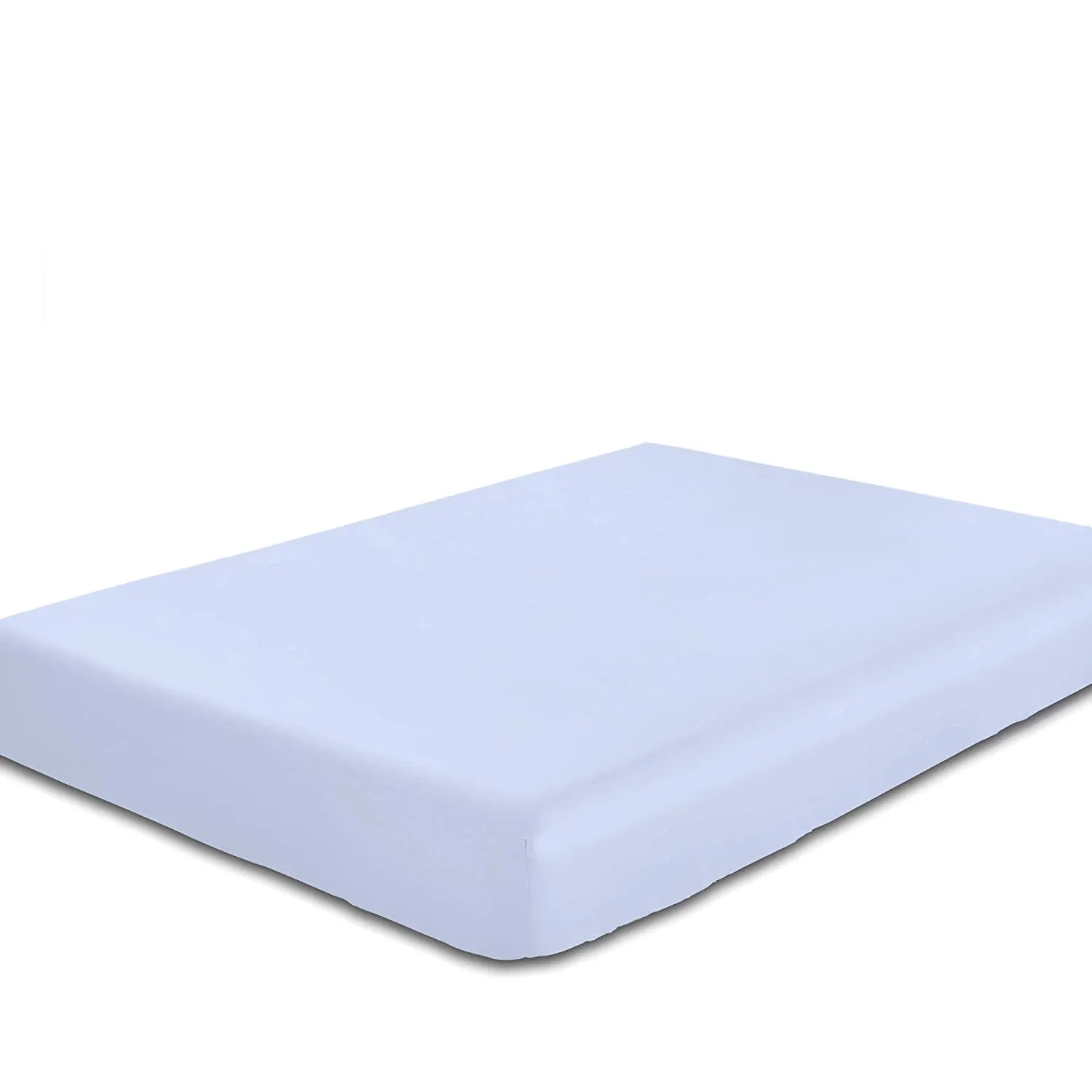 Rest Super Soft King Flat Sheet 220x240cm-Sky Blue