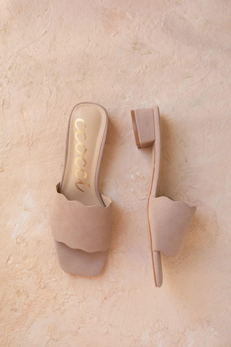 Sasha Scalloped Mules