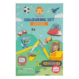 Tiger Tribe TT6-0207 Colouring Set - Adventures