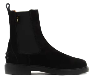 TOD'S CHELSEA BOOT SUEDE BLACK