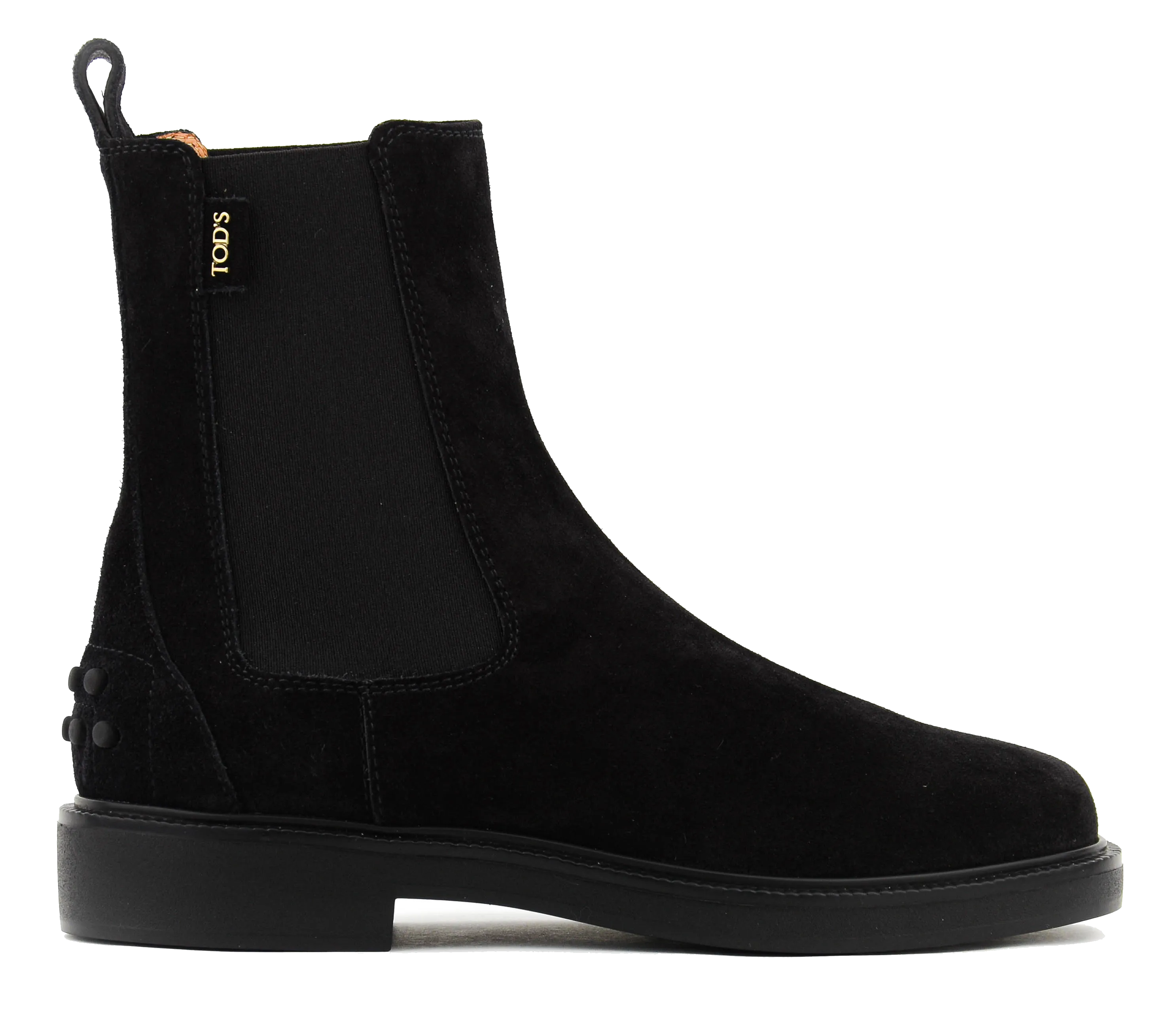 TOD'S CHELSEA BOOT SUEDE BLACK