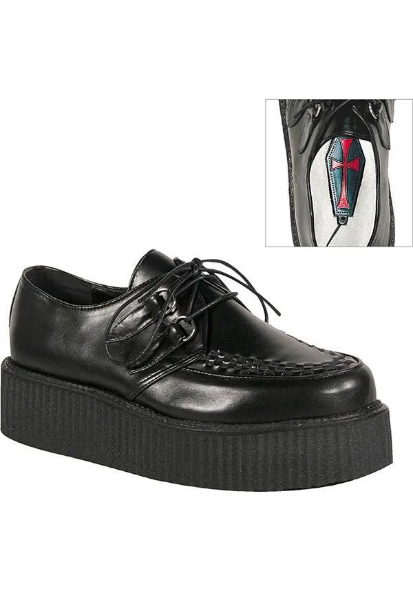 V-CREEPER-502 [Black] | PLATFORM CREEPERS [PREORDER]