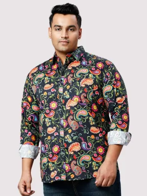 Wilding Digital Printed Full Sleeve Shirt Men's Plus Size