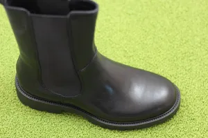 Womens Kenova Chelsea Boot - Black Leather