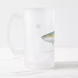 Yellowtail Kingfish - Glass Stein